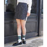 フラワージャガードタイトミニスカート | VIS | 詳細画像5