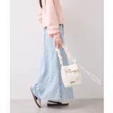 バックレースアップフレアデニムスカート/イージーケア | VIS  | 詳細画像15 