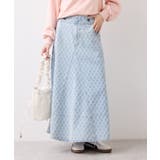 バックレースアップフレアデニムスカート/イージーケア | VIS  | 詳細画像16 