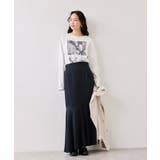 サテンツイルマーメイドスカート | VIS | 詳細画像12