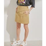 フラップ付き台形ミニスカート | VIS  | 詳細画像1 