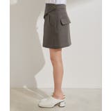 フラップ付き台形ミニスカート | VIS  | 詳細画像13 