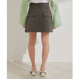 フラップ付き台形ミニスカート | VIS  | 詳細画像14 