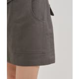 フラップ付き台形ミニスカート | VIS  | 詳細画像19 