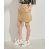 フラップ付き台形ミニスカート | VIS  | 詳細画像3 