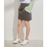 フラップ付き台形ミニスカート | VIS  | 詳細画像7 