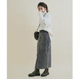 ストレッチで履き心地の良い、ハイウエストタイトスカート | VIS | 詳細画像22