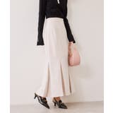 ボックスプリーツマーメイドスカート/イージーケア・防シワ | VIS  | 詳細画像1 