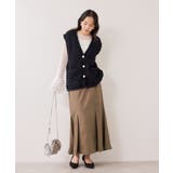 ボックスプリーツマーメイドスカート/イージーケア・防シワ | VIS  | 詳細画像2 