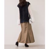 ボックスプリーツマーメイドスカート/イージーケア・防シワ | VIS  | 詳細画像5 