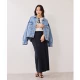 ピンタックデザインニットスカート | VIS  | 詳細画像2 