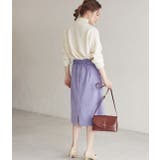 【MACHINE WASHABLE】 エコスエードタイトスカート | VIS  | 詳細画像11 