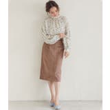 【MACHINE WASHABLE】 エコスエードタイトスカート | VIS  | 詳細画像12 