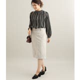 【MACHINE WASHABLE】 エコスエードタイトスカート | VIS  | 詳細画像17 