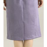 【MACHINE WASHABLE】 エコスエードタイトスカート | VIS  | 詳細画像4 