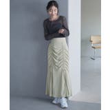 【洗える】ドロストマーメイドスカート | VIS  | 詳細画像14 