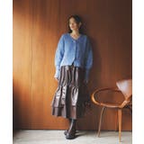 チンツ加工ギャザーロングスカート | VIS  | 詳細画像2 