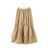 チンツ加工ギャザーロングスカート | VIS  | 詳細画像13 