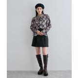 ボンディングフレアミニスカート | VIS | 詳細画像2