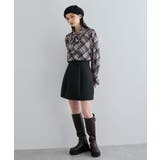 ボンディングフレアミニスカート | VIS | 詳細画像3