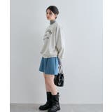 ボンディングフレアミニスカート | VIS | 詳細画像7