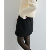 【洗える】ラメツイード&千鳥柄ミニスカート | VIS  | 詳細画像5 