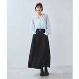 ウエスト切替デザインフレアスカート | VIS  | 詳細画像4 