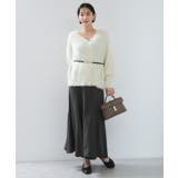 フィブリルサテン＆レースアソートマーメイドスカート | VIS  | 詳細画像12 