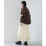 フィブリルサテン＆レースアソートマーメイドスカート | VIS  | 詳細画像3 