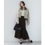 フィブリルサテン＆レースアソートマーメイドスカート | VIS  | 詳細画像8 