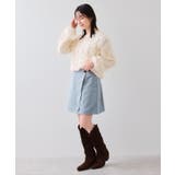 釦ポイントスエードライクミニスカート | VIS  | 詳細画像11 