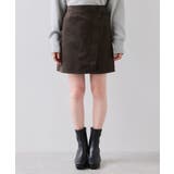 釦ポイントスエードライクミニスカート | VIS  | 詳細画像15 