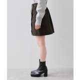 釦ポイントスエードライクミニスカート | VIS  | 詳細画像16 