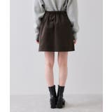 釦ポイントスエードライクミニスカート | VIS  | 詳細画像17 