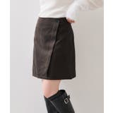 釦ポイントスエードライクミニスカート | VIS  | 詳細画像6 
