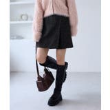 ブラック系(02) | ロービングチェックミニスカート | VIS 