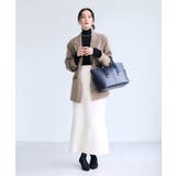 チェックアソートシャギーニットスカート/セットアップ対応 | VIS  | 詳細画像10 