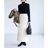 チェックアソートシャギーニットスカート/セットアップ対応 | VIS  | 詳細画像13 