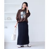 チェックアソートシャギーニットスカート/セットアップ対応 | VIS  | 詳細画像16 