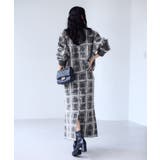 チェックアソートシャギーニットスカート/セットアップ対応 | VIS  | 詳細画像3 