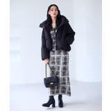 チェックアソートシャギーニットスカート/セットアップ対応 | VIS  | 詳細画像8 