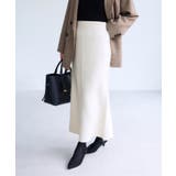 オフホワイト(15) | チェックアソートシャギーニットスカート/セットアップ対応 | VIS 