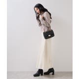 シャイニーナローフレアスカート | VIS | 詳細画像3