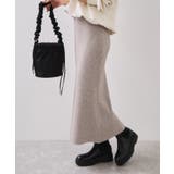 リブニットスカート/セットアップ対応 | VIS  | 詳細画像11 