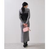 リブニットスカート/セットアップ対応 | VIS  | 詳細画像4 