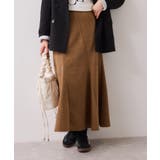 エスカルゴ切替スエードライクスカート | VIS | 詳細画像10