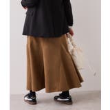 エスカルゴ切替スエードライクスカート | VIS | 詳細画像11