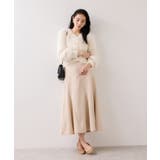 エスカルゴ切替スエードライクスカート | VIS | 詳細画像13