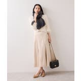 エスカルゴ切替スエードライクスカート | VIS | 詳細画像18