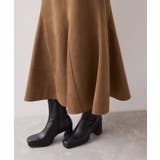 エスカルゴ切替スエードライクスカート | VIS | 詳細画像24